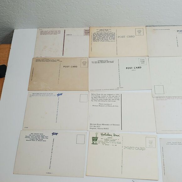 18 Arizona Post Card Lot Cool Springs Cabins Tasty Foods Safford Motel Scenic - Picture 8 of 11